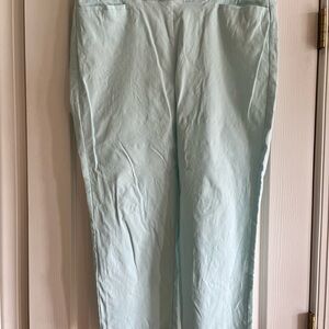 Cerulean Blue Chico’s So Slimming Brigitte Cropped Pants